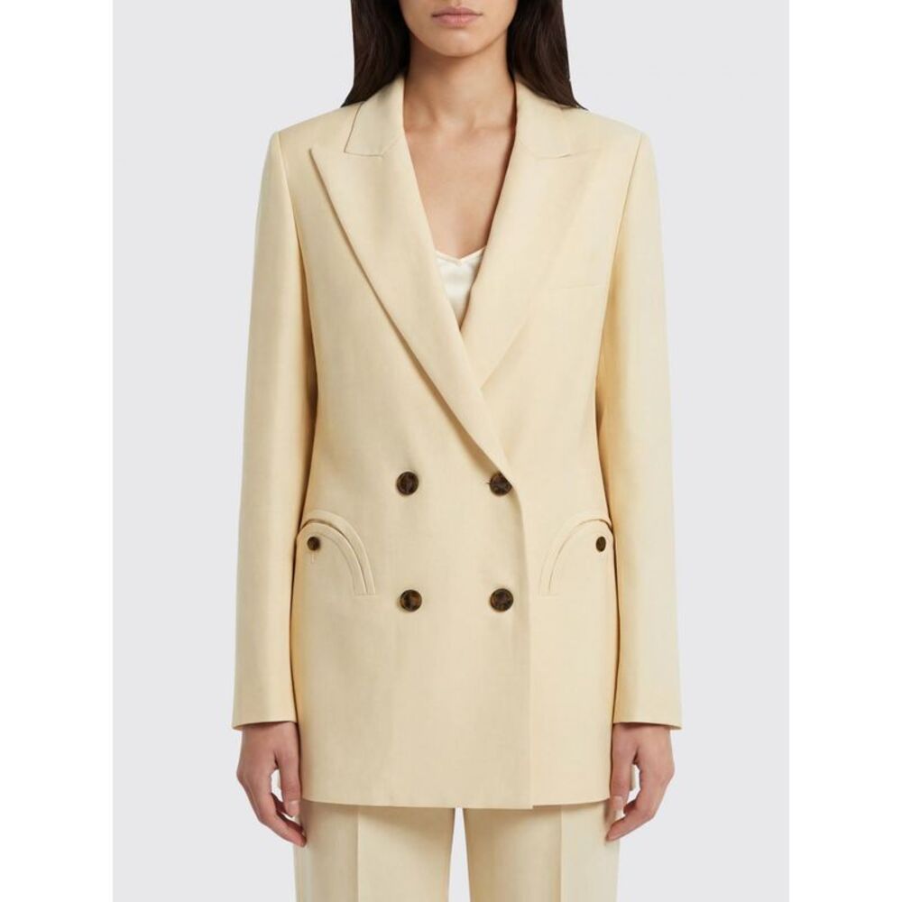 Blaze Milano Women Blaze Milano Linen And Silk Double-Breasted Blazer